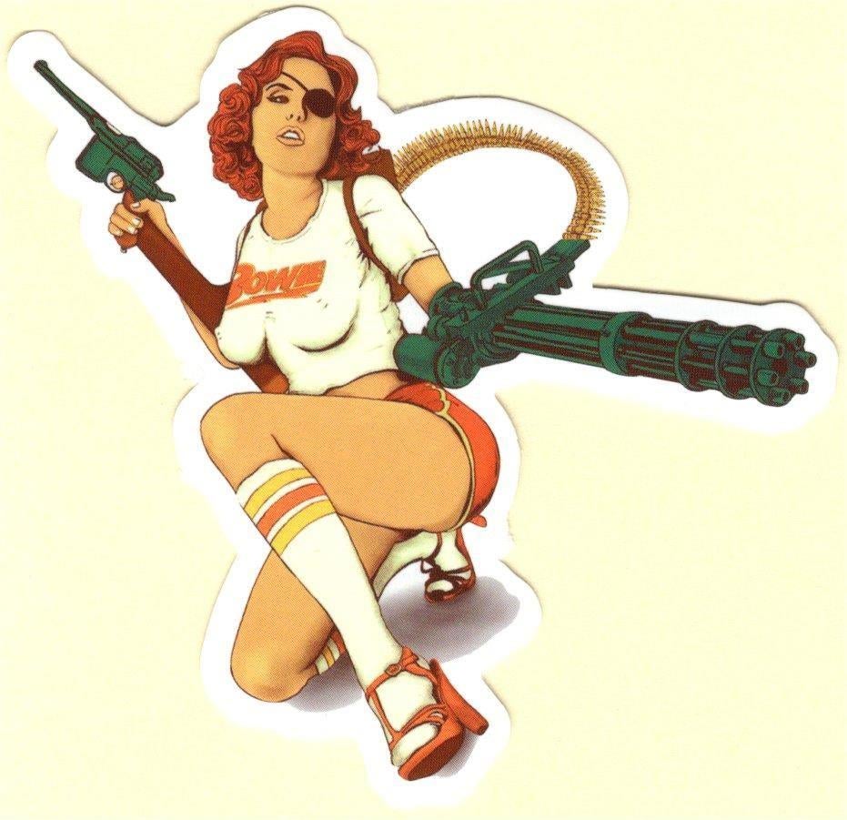 Pin Up Girl sticker #184, Verzamelen, Stickers, Nieuw, Verzenden