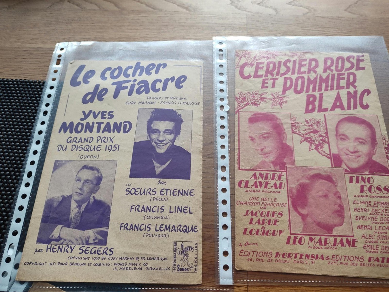 lot de 70 anciennes partitions de musique, Ophalen