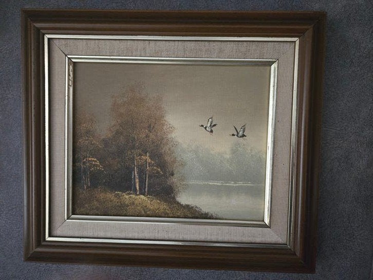 mooi olieverfschilderij landschap, Peinture à l'huile, Paysage, Peint à la main, Enlèvement