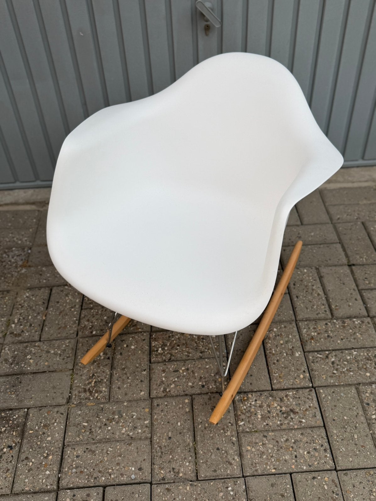 Schommelstoel, Enlèvement, Comme neuf, Blanc, Synthétique