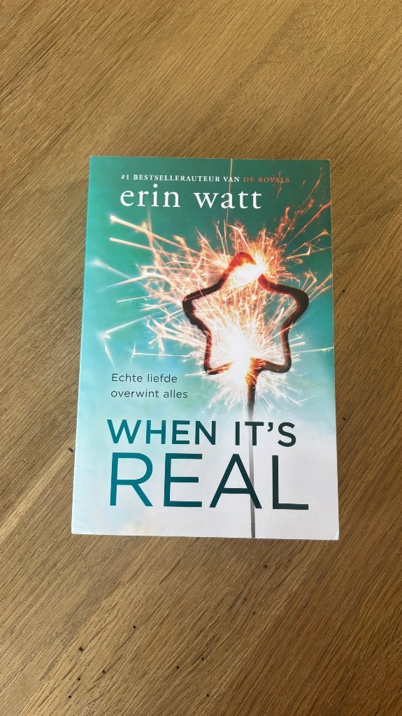 Boek when its real, Boeken, Ophalen of Verzenden, Zo goed als nieuw, Erin watt
