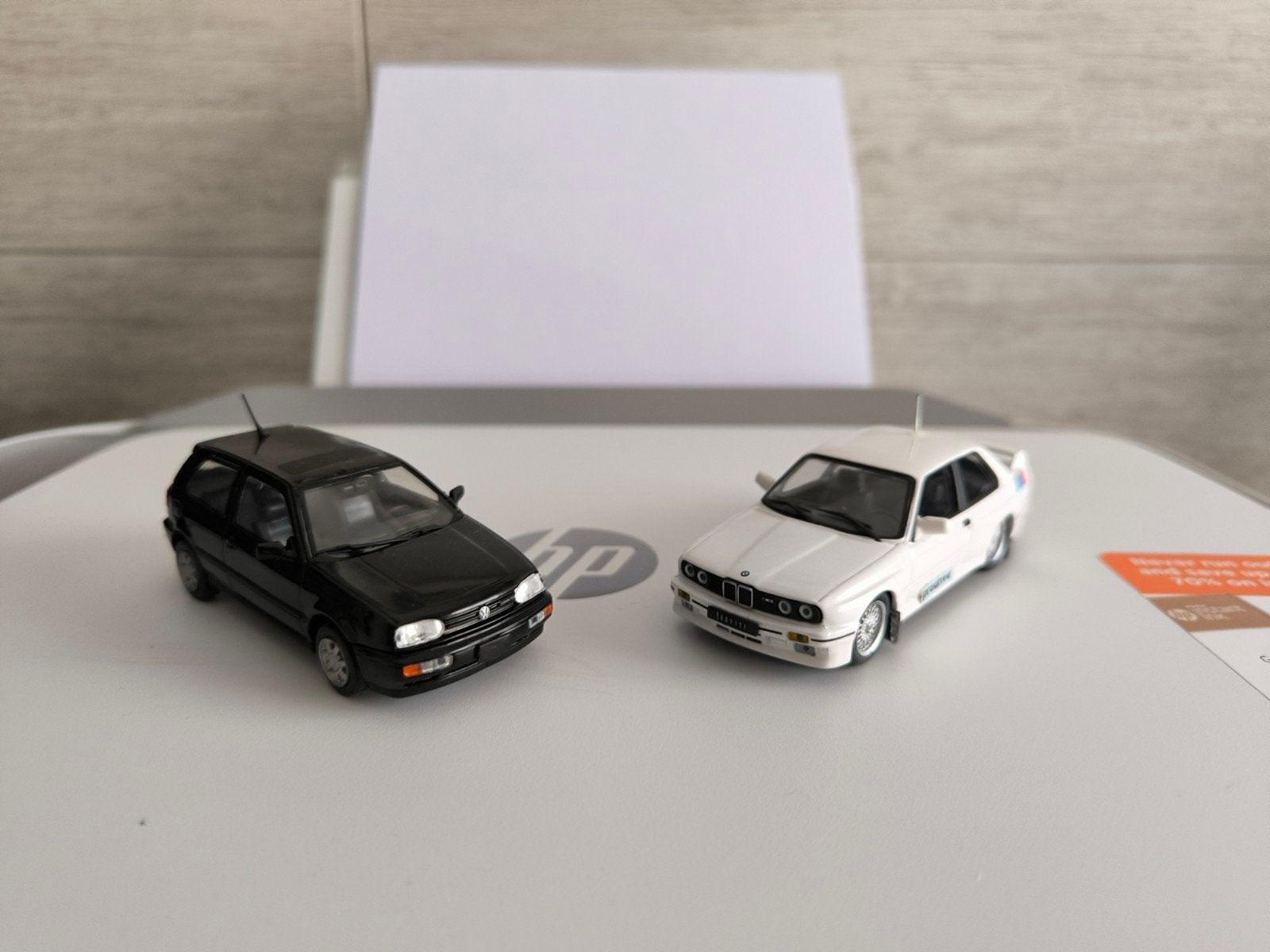 Bmw m3 e30 Ixo et VW golf 3