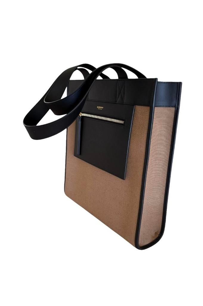 Tote bag BURBERRY, Handtassen en Accessoires, Tassen | Damestassen, Ophalen of Verzenden, Zo goed als nieuw, Zwart, Handtas