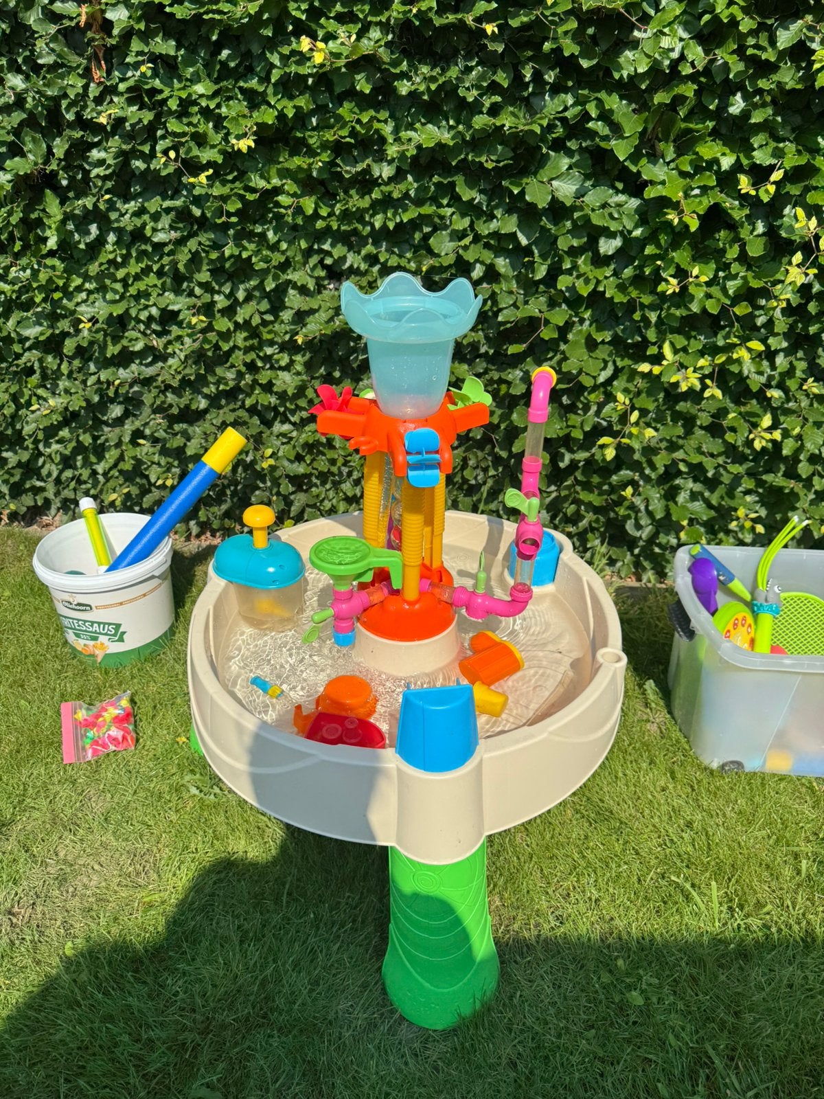 Little tikes - watertafel - fountain factory, Enlèvement, Utilisé