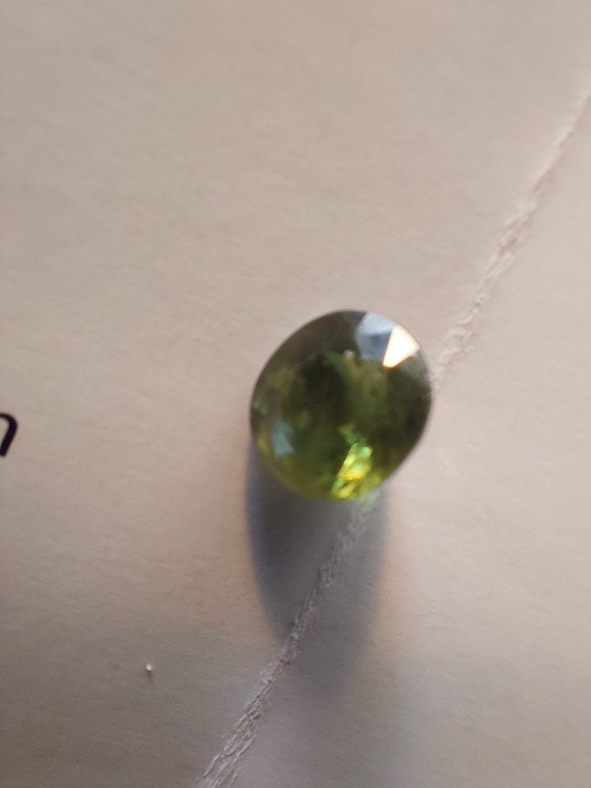 Saffier groen 2,84 ct, Handtassen en Accessoires, Edelstenen, Ophalen