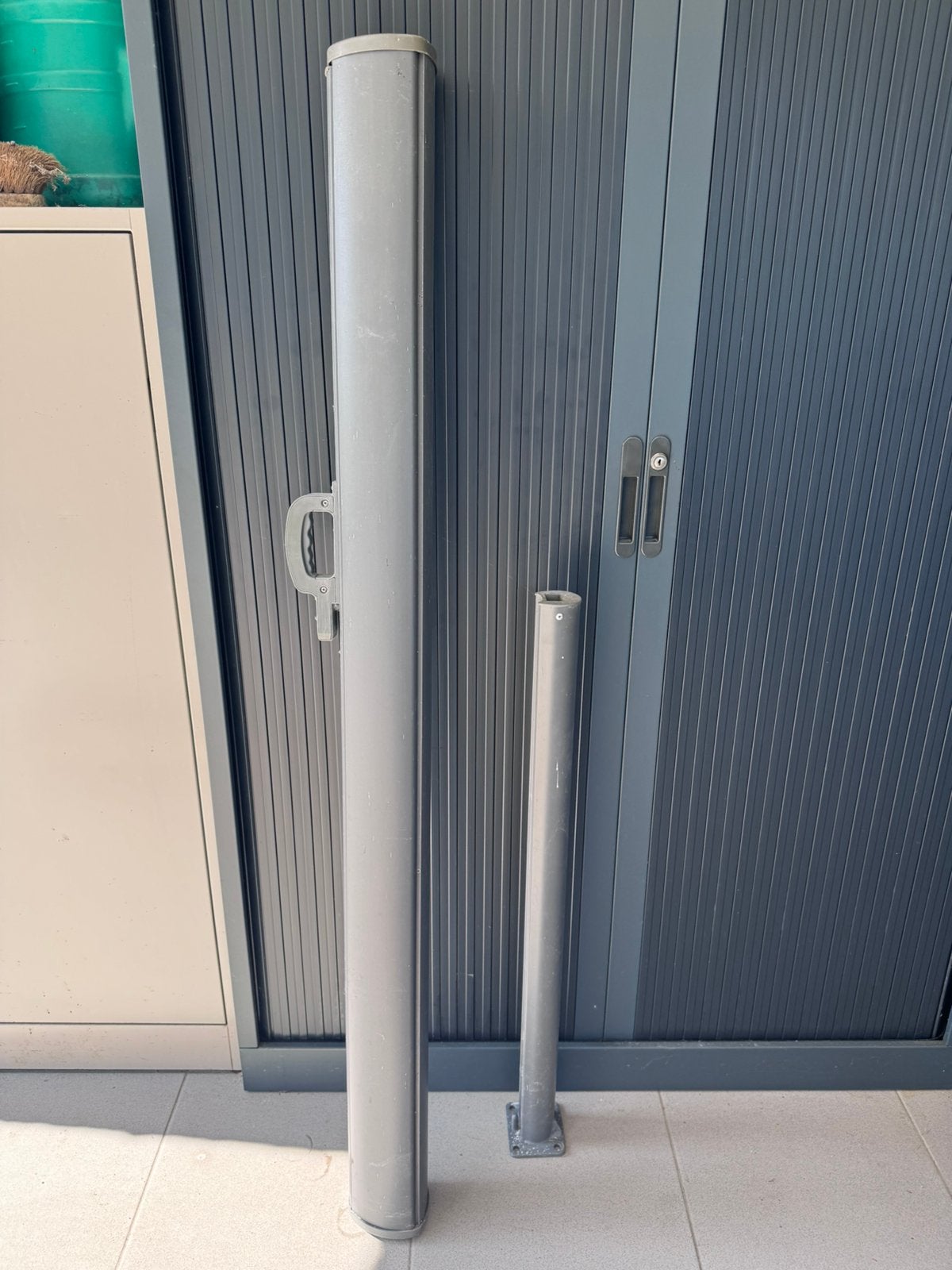 Uitschuifbaar windscherm 3m x 1,5m, Tuin en Terras, Ophalen, Zo goed als nieuw