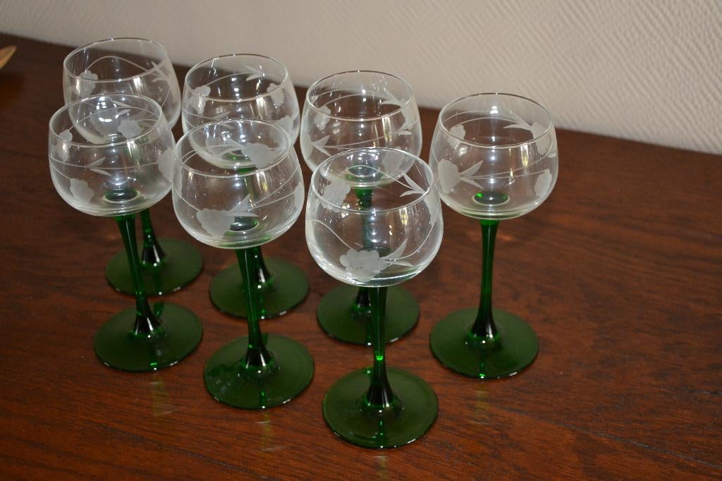Vintage wijnglazen, Antiek en Kunst, Ophalen