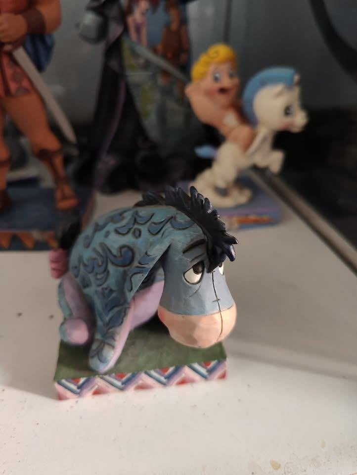 Beeld Eeyore, Verzamelen, Ophalen, Winnie de Poeh of vrienden, Zo goed als nieuw, Beeldje of Figuurtje