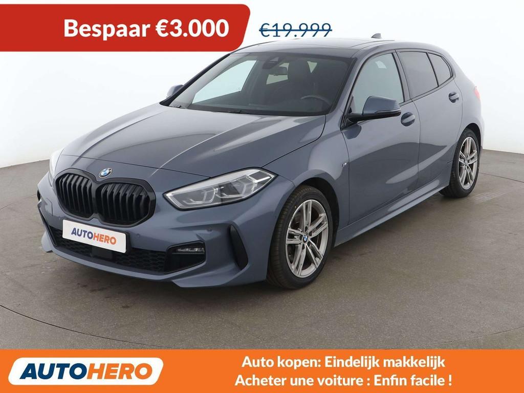 BMW 1 Serie 118 118d M Sport (bj 2020), Auto's, BMW, Voorwielaandrijving, 1 Reeks, Lichtsensor, Blauw