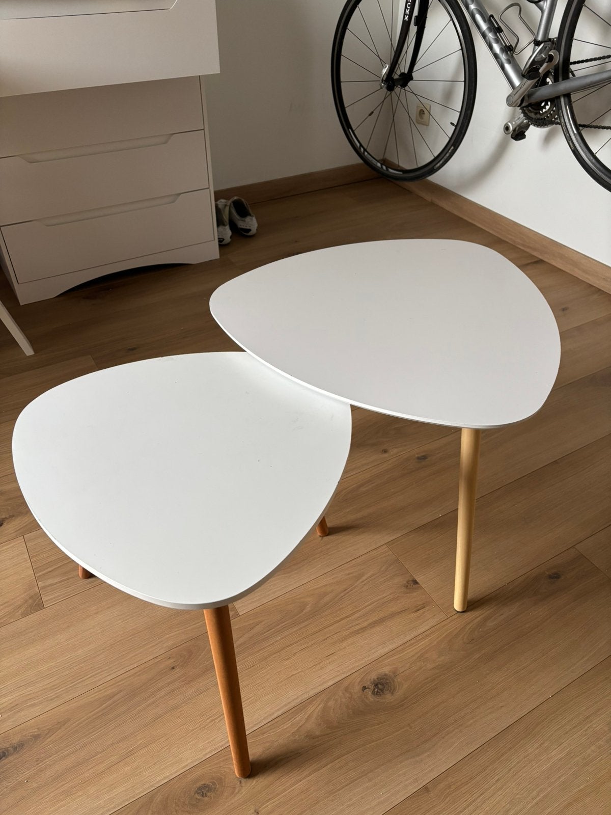 Set tafeltjes, Ophalen, Gebruikt