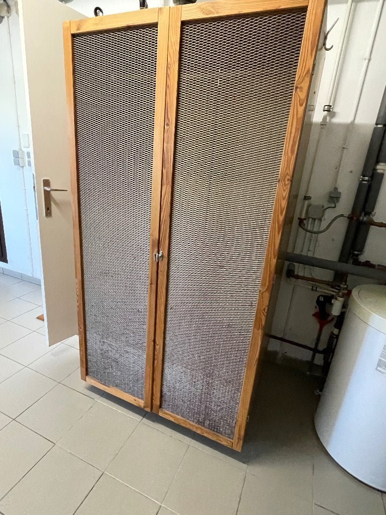 Kast voor berging, Ophalen, Gebruikt, Hout