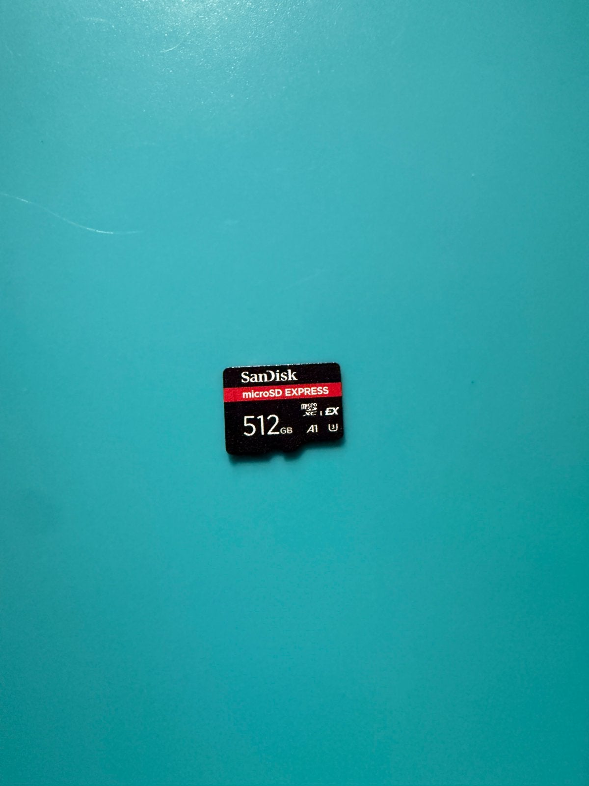 MicroSD sandisk express 512gb, Audio, Tv en Foto, Foto | Geheugenkaarten, Ophalen, Zo goed als nieuw, Videocamera, 512 GB