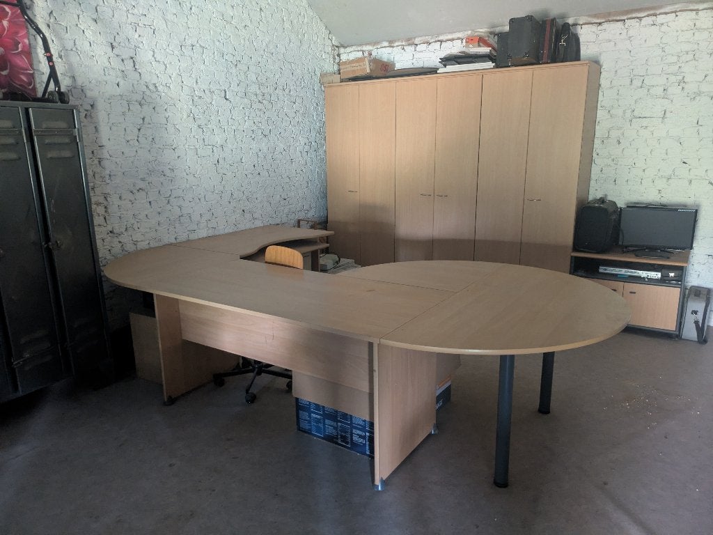 Bureau, Maison & Meubles, Bureaux, Autres styles, Enlèvement, Utilisé, Bureau-armoire combiné
