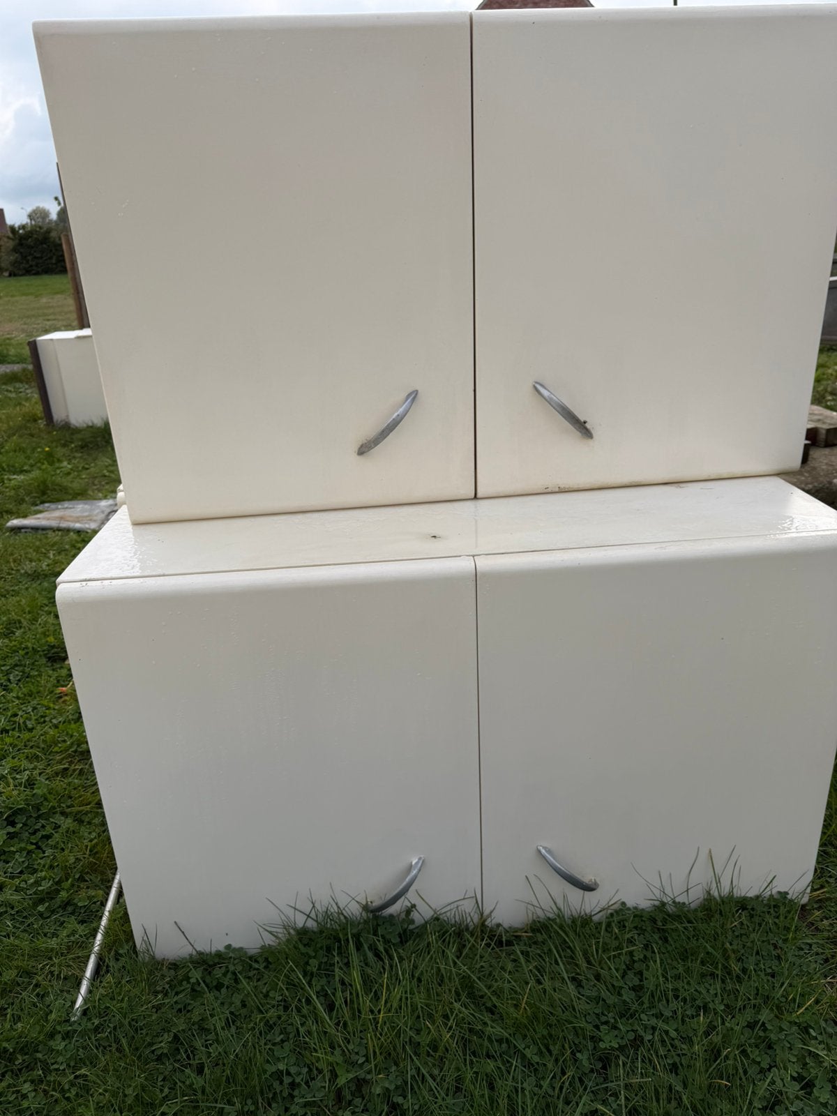 Vintage metalen kasten, Huis en Inrichting, Ophalen, Gebruikt, Metaal