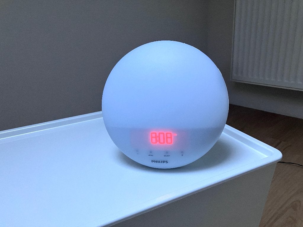 Philips SmartSleep Wake-Up Light (HF3532/01) in nieuwstaat, Enlèvement ou Envoi, Comme neuf, Digital