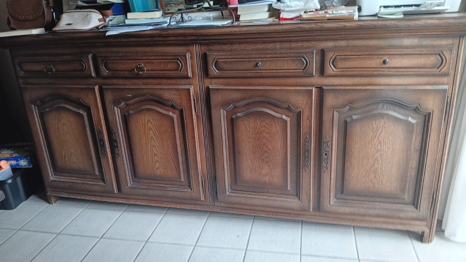 Eikenhouten dressoir, Avec tiroir(s), Klassiek, Enlèvement, Utilisé