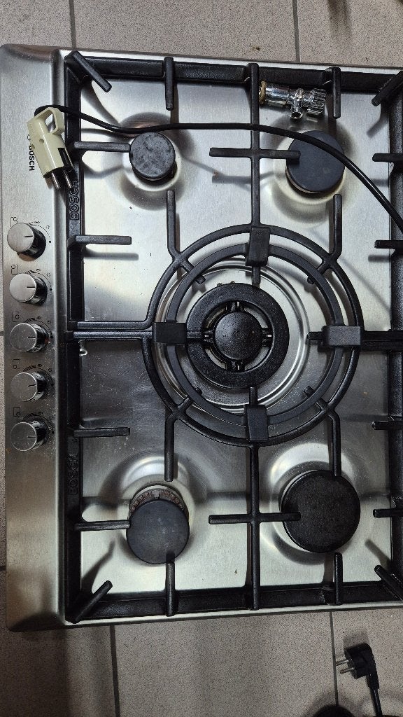 Gaskookplaat, Maison & Meubles, Cuisine | Éléments de cuisine, 25 à 50 cm, Gris, Enlèvement, Utilisé