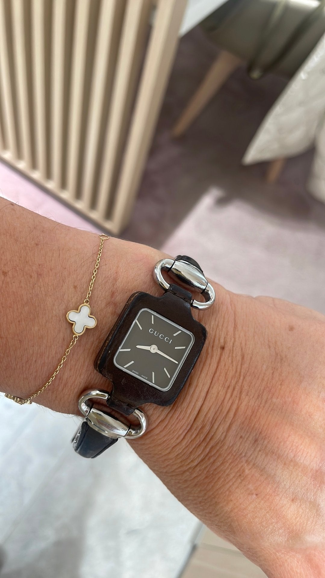 Gucci horloge, Handtassen en Accessoires, Overige merken, Staal, Polshorloge, Ophalen of Verzenden