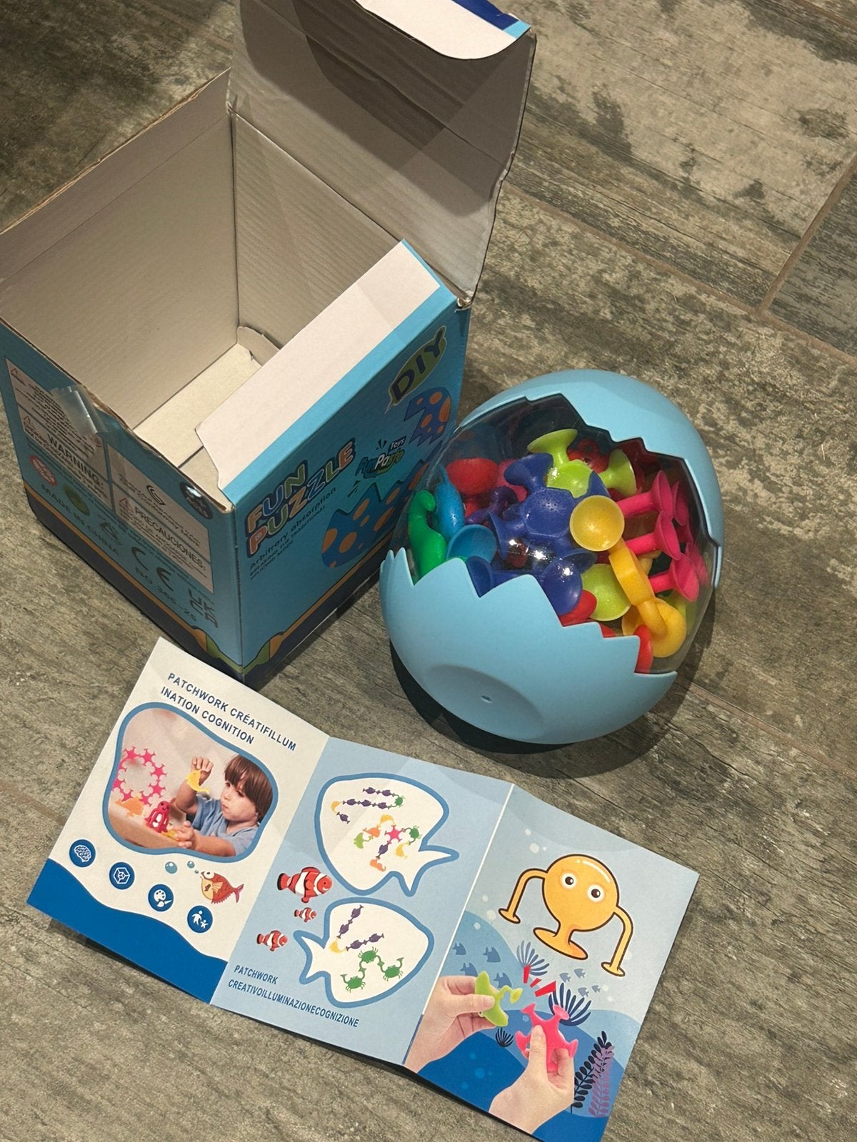 DIY Zuignap Bouwspeelgoed – 27-delig: Onderwater, Kinderen en Baby's, Ophalen of Verzenden, Nieuw, Jongen of Meisje