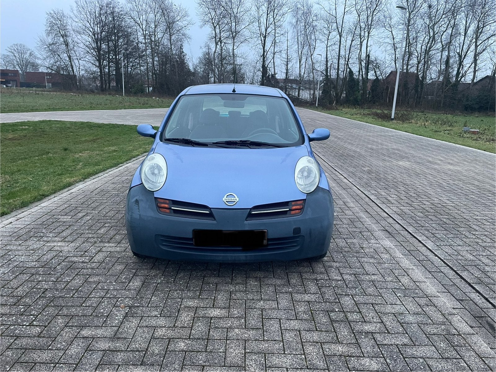 Nissan micra 1.2 benzine automaat, gekeurd voor verkoop, Auto's, Stof, Blauw, Micra, 5 zetels