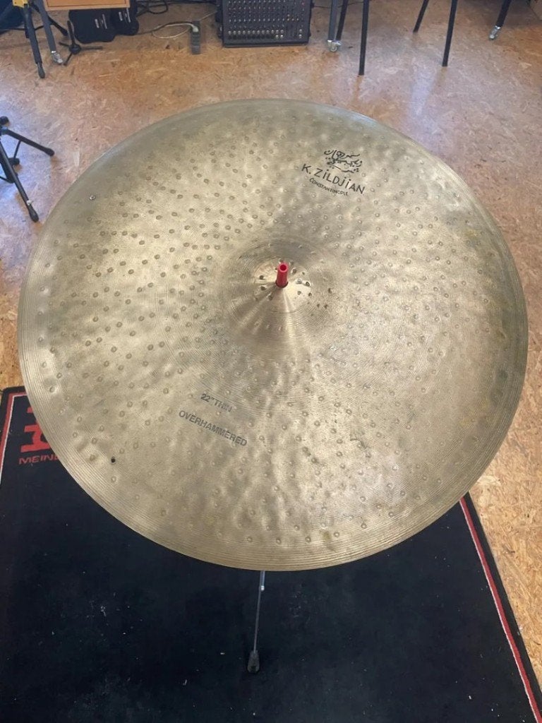 Zildjian 22" K Constantinople Thin Overhammered Ride, Ophalen of Verzenden, Zo goed als nieuw