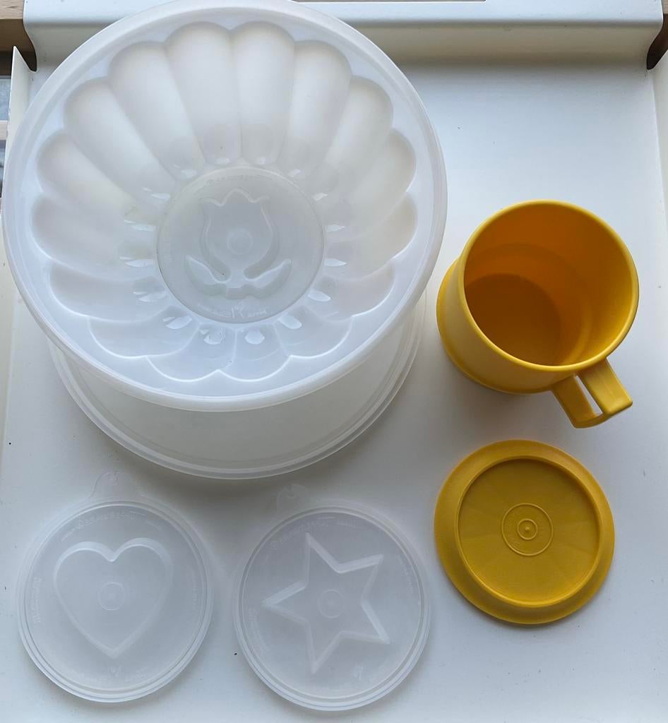 TUPPERWARE…. Vintage, Maison & Meubles, Cuisine| Tupperware, Comme neuf, Jaune, Enlèvement