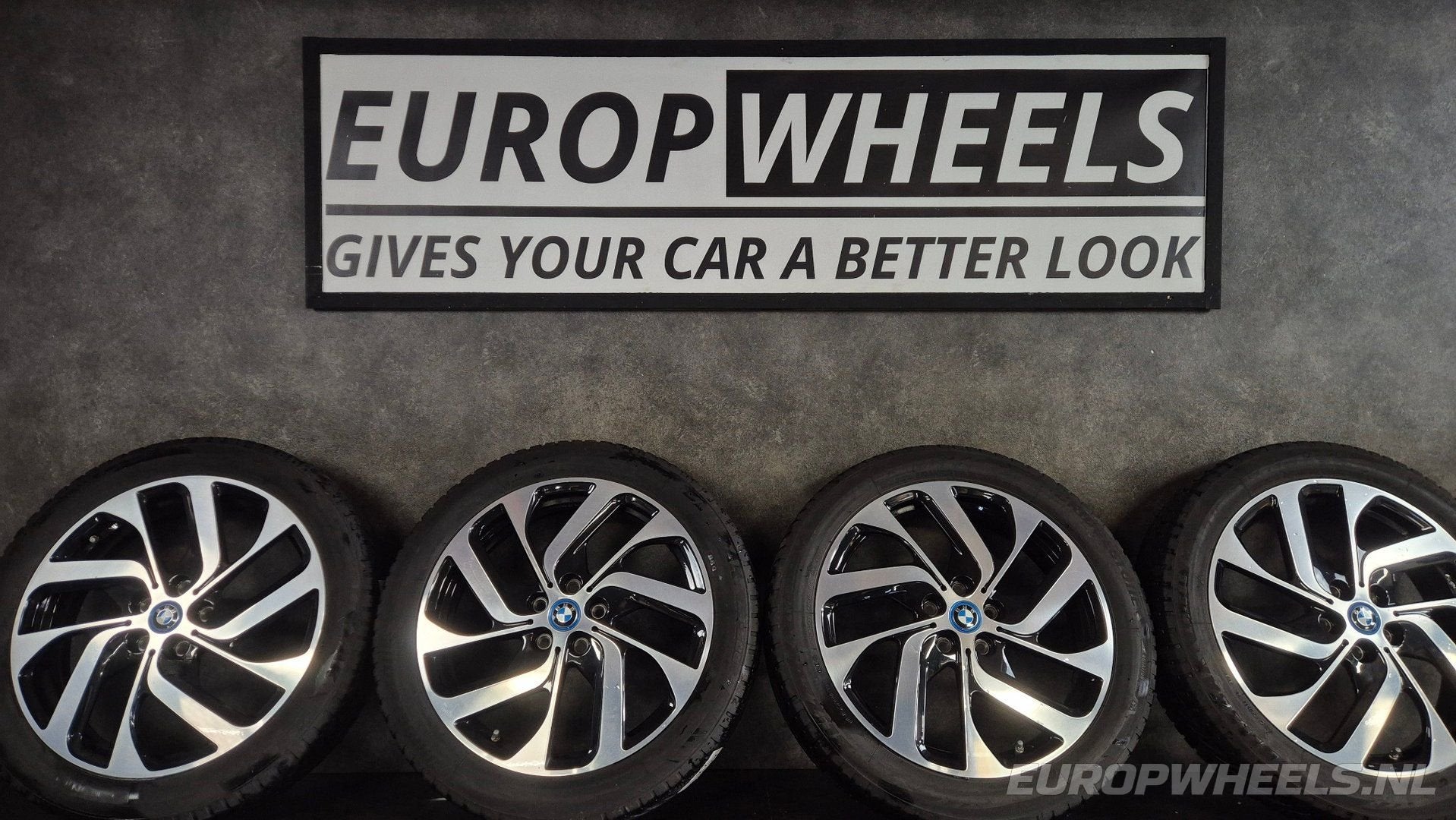 Jantes BMW i3 i3S 428 de 19 pouces avec pneus hiver Nokian, Pneus et Jantes, Pneus hiver, 155 mm, Véhicule de tourisme