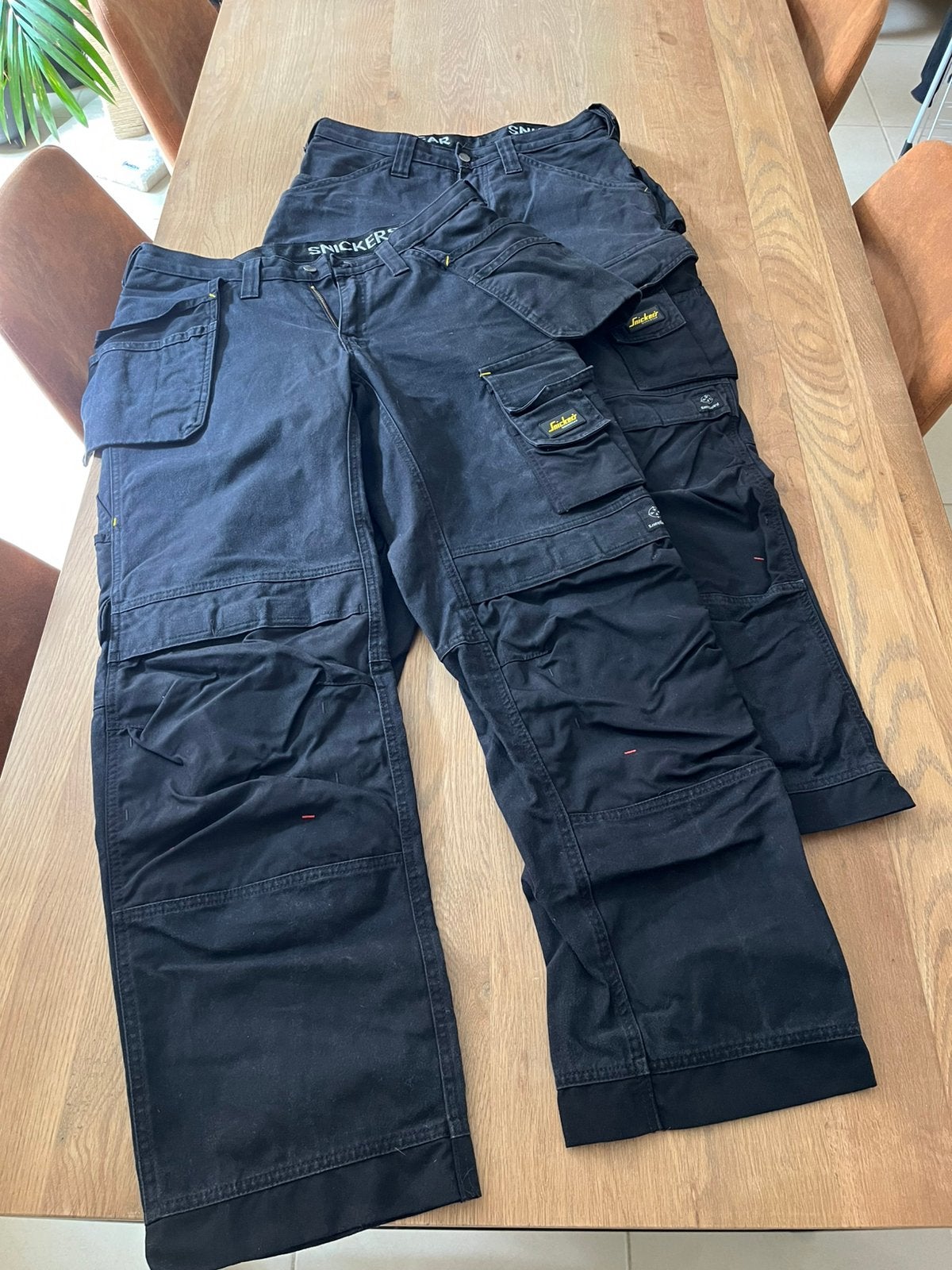 2x Snickers werkbroek heren, Enlèvement, Porté, Taille 46 (S) ou plus petite
