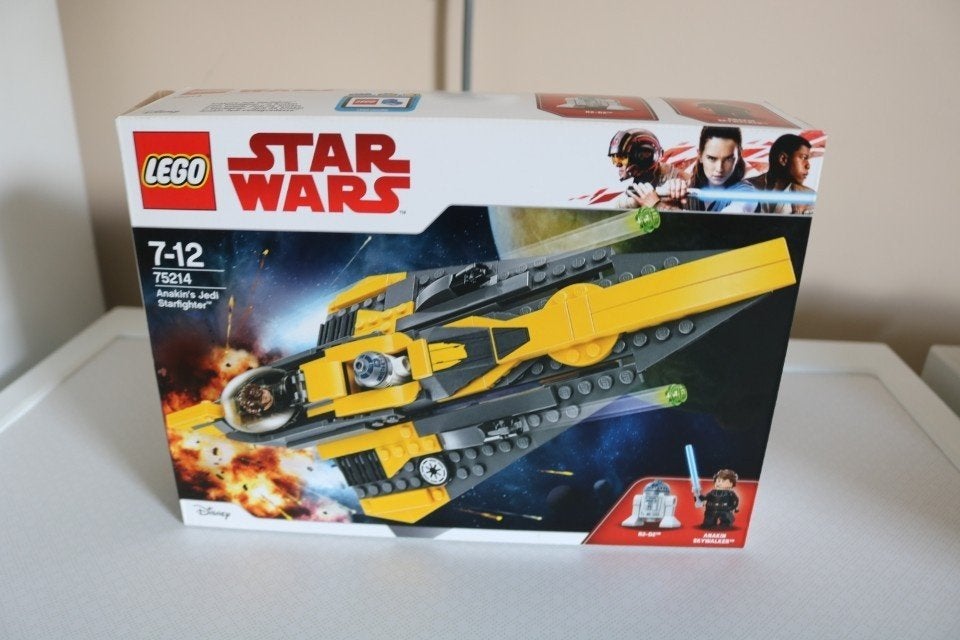 LEGO Star Wars 75214 : Le chasseur Jedi d'Anakin, Lego, Ensemble complet, Comme neuf, Complet
