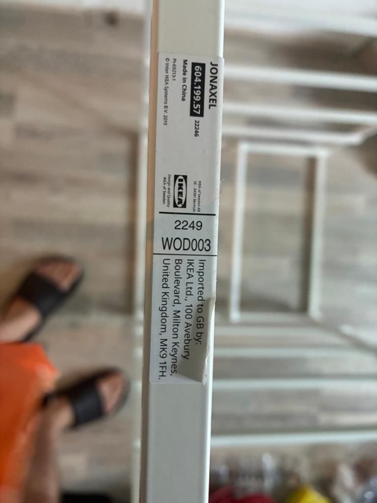 Ikea kleding rekken totaal 4stuks wit, Ophalen, Zo goed als nieuw