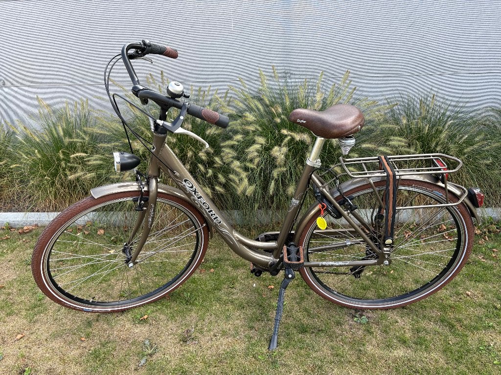 Mooie damesfiets, Oxford, kleur brons metallic, Fietsen en Brommers, Velgrem, 47 tot 50 cm, Versnellingen, Zo goed als nieuw