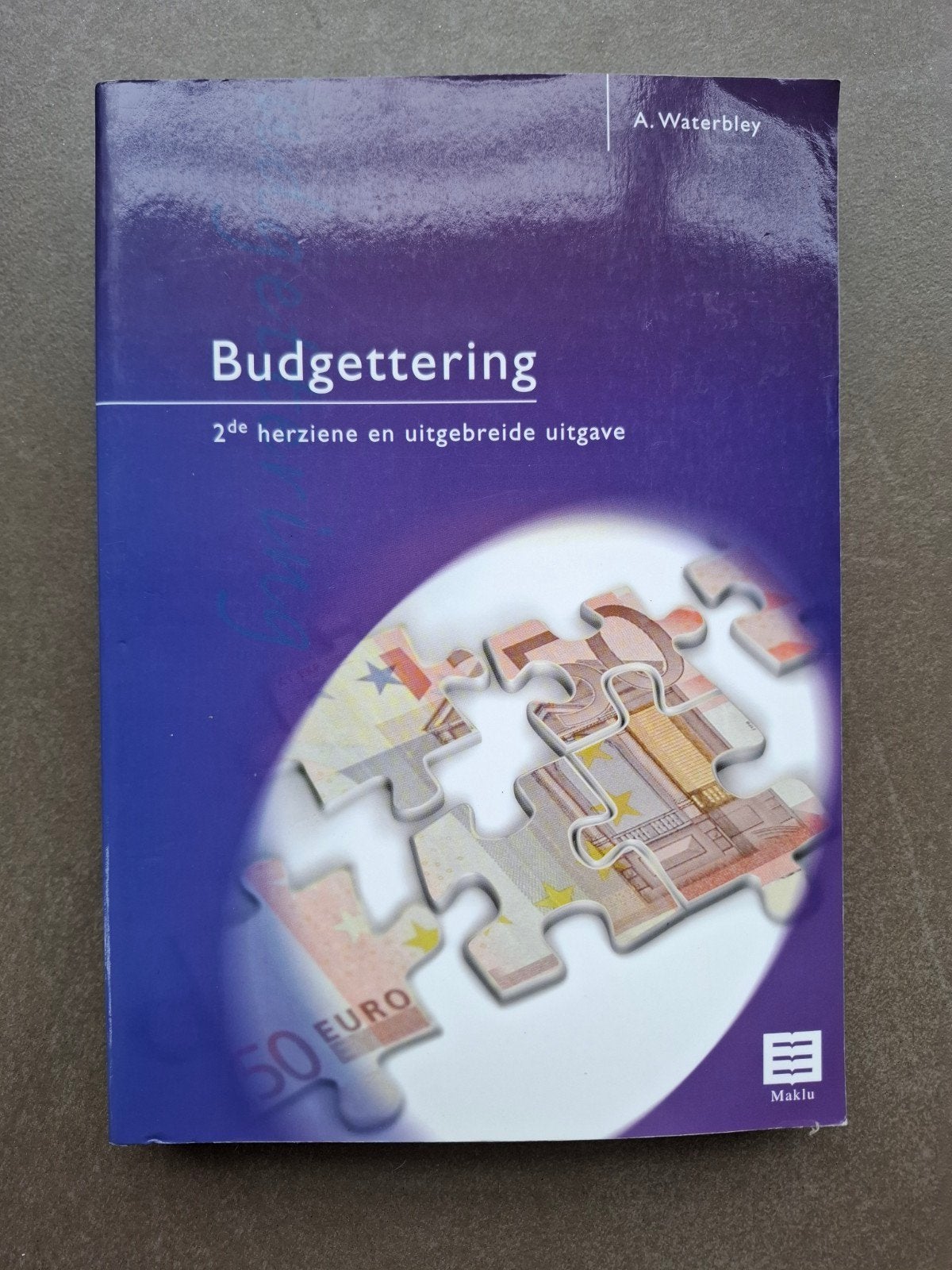 A. Waterbley - Budgettering, Livres, Science, Comme neuf, Enlèvement ou Envoi