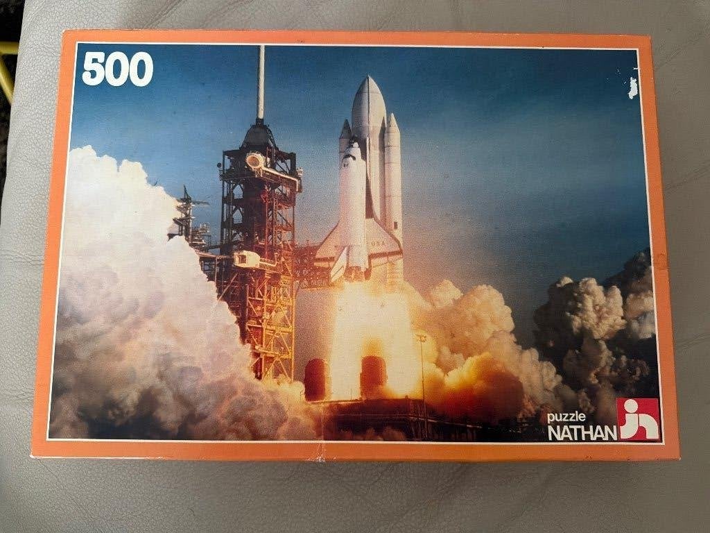 Puzzel ruimteschip 500 stukjes, Hobby en Vrije tijd, Ophalen, 500 t/m 1500 stukjes, Gebruikt, Legpuzzel