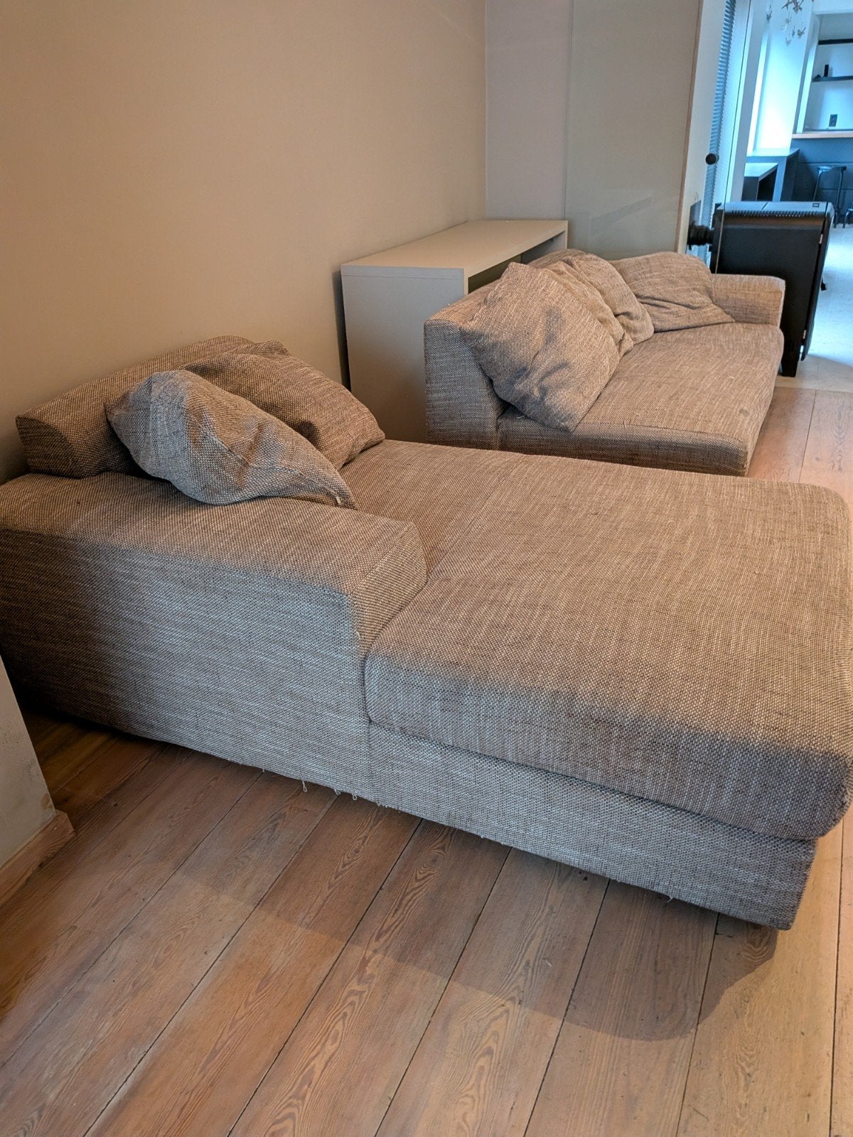 ruime zetel, Huis en Inrichting, Ophalen, Gebruikt, Stof