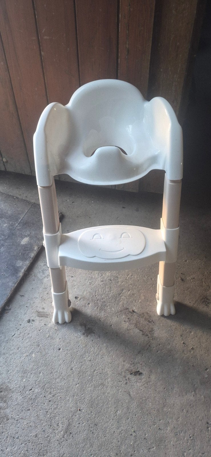 Toilet verkleiner met trapje, Ophalen