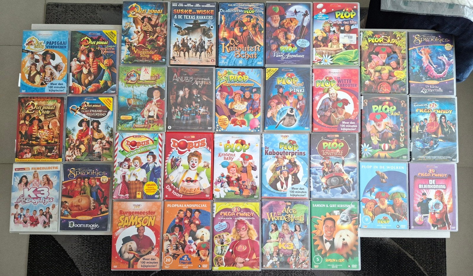 kinderfilms in 1 lot samson en gert mega mindy..., Ophalen of Verzenden