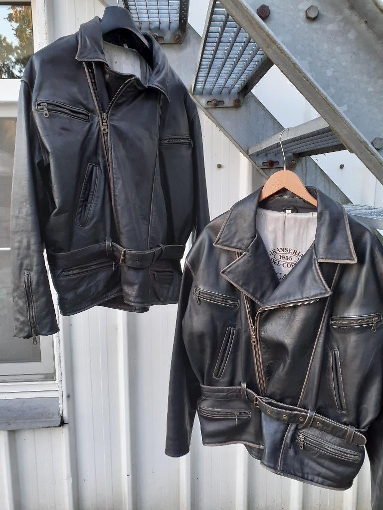lederen motorjassen, Motoren, Ophalen, Tweedehands, Dames, Jas | leer