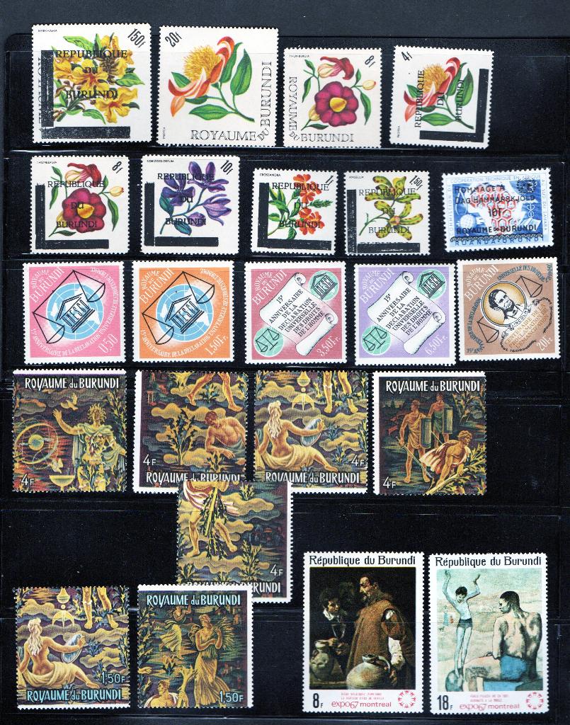 Burundi lot de timbres, Enlèvement ou Envoi