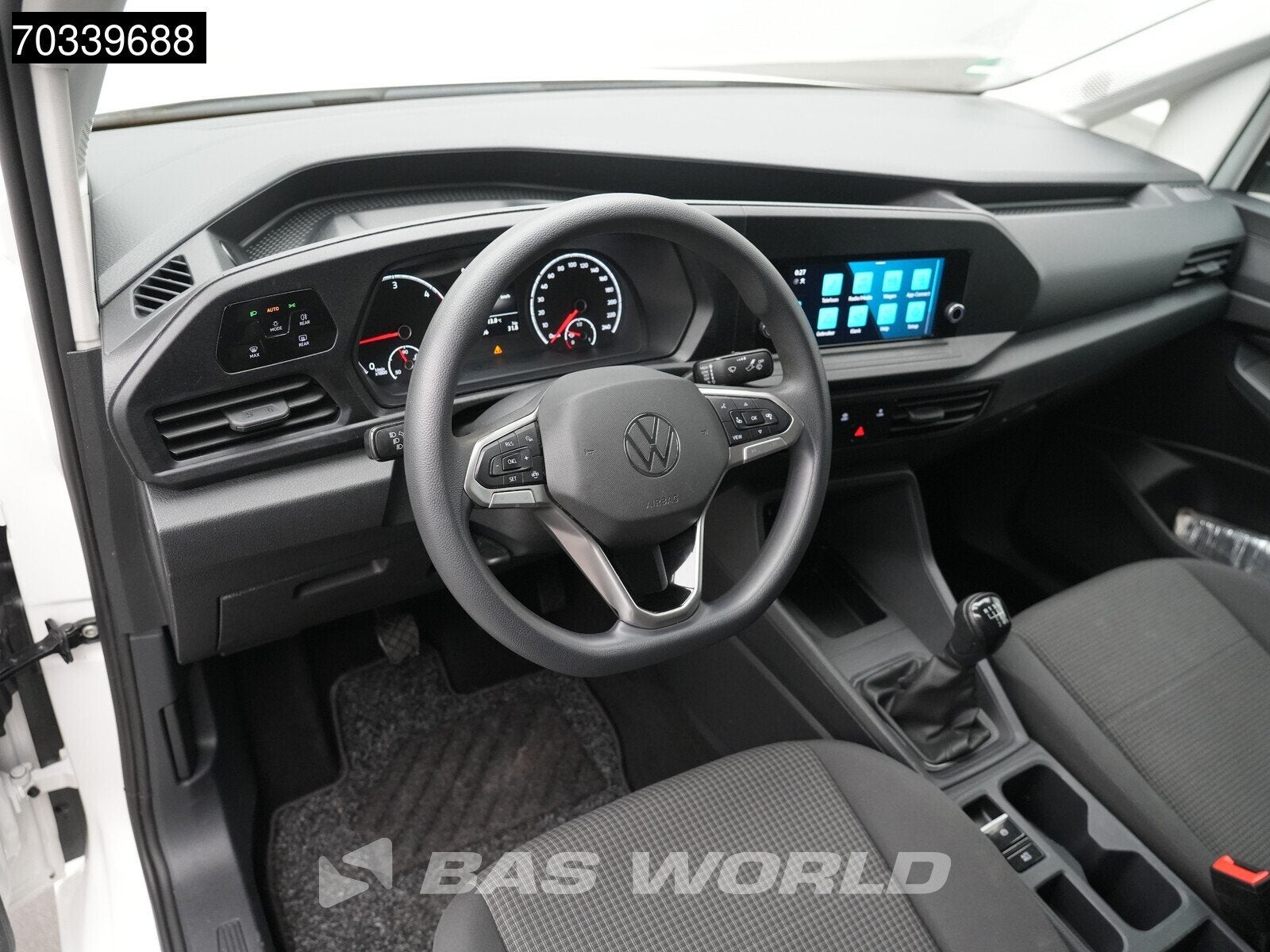Volkswagen Caddy 102PK Maxi L2 Airco Carplay Cruise Parkeers, Auto's, Stof, Gebruikt, Euro 6, Volkswagen