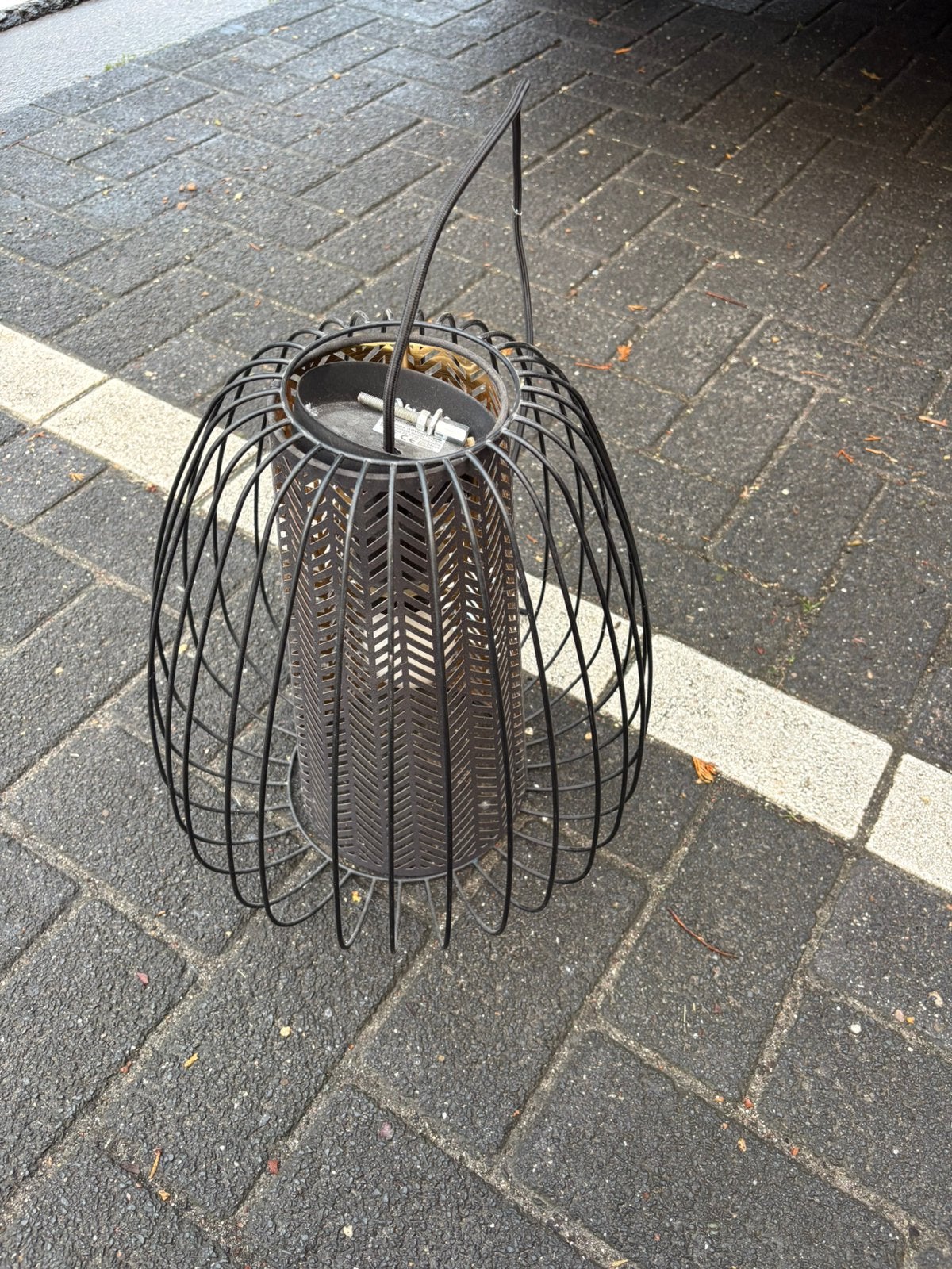 Hanglamp, Ophalen, Zo goed als nieuw