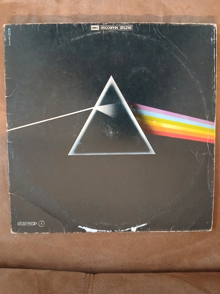 Pink floyd the dark side of the moon vinyle, Cd's en Dvd's, Originele persing, Ophalen, Gebruikt