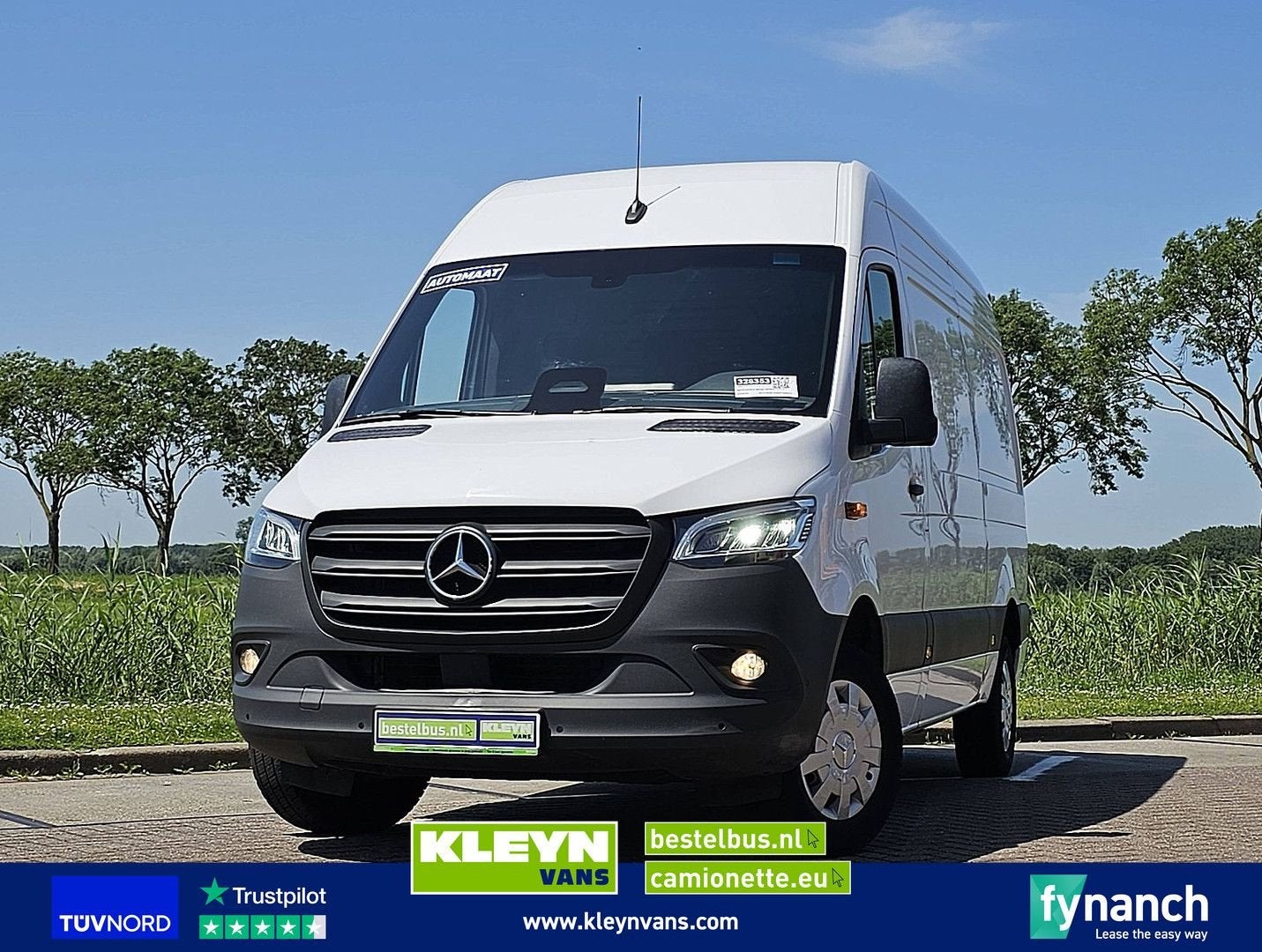 Mercedes-Benz SPRINTER 317 L2H2 LED Mbux10 AC!, Automaat, Wit, Mercedes-Benz, Bedrijf