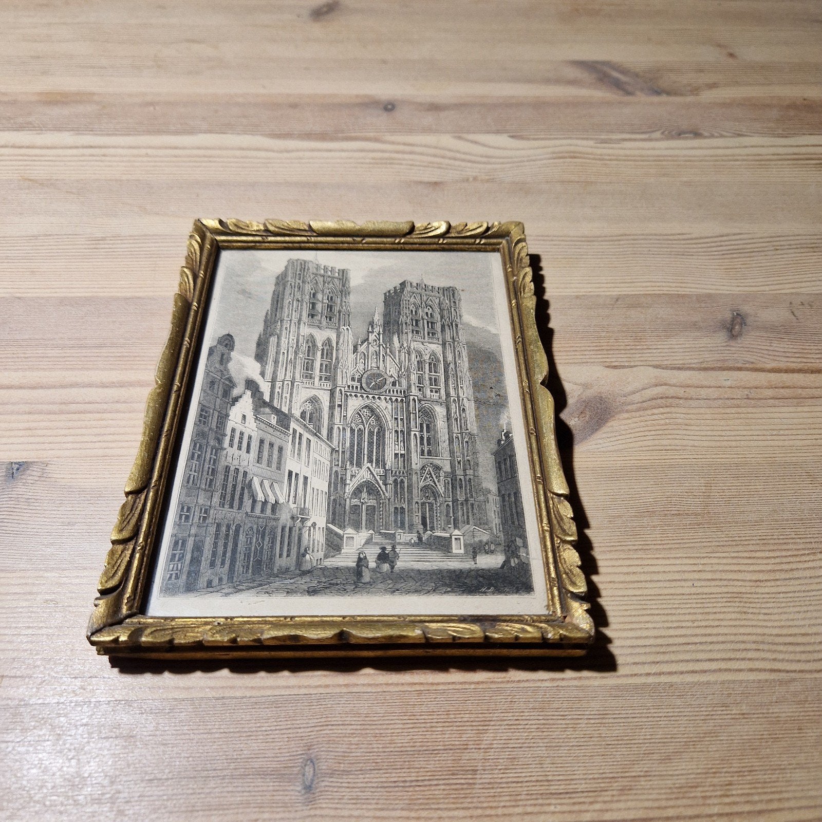 Ancien cadre en bois doré, Enlèvement ou Envoi