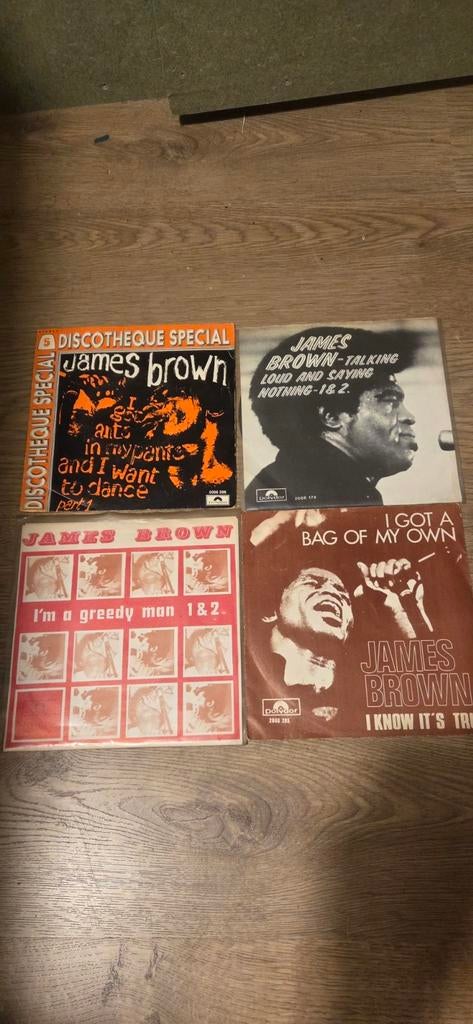 James Brown pakket. Singeltjes. 45t., Ophalen