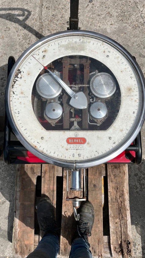 Vintage Berkel weegschaal, Electroménager, Balances, Utilisé, Analogique, Moins de 10 kg, Enlèvement