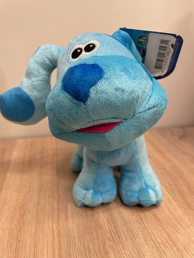 blue's clues knuffel, Ophalen of Verzenden, Blauw, Hond