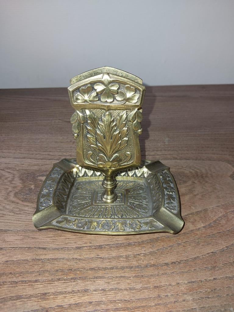 Asbak - koper/ messing, Ophalen