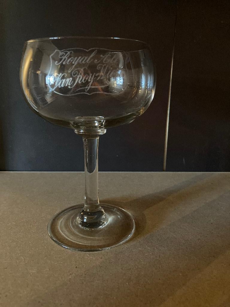 Oud Bierglas, Ophalen of Verzenden, Gebruikt, Glas of Glazen, Overige merken