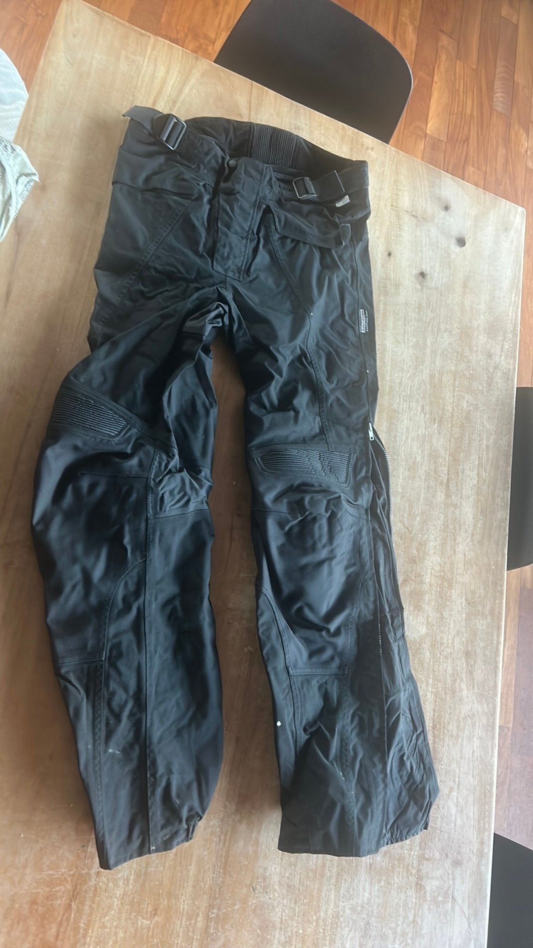 Motorbroek met knielappen, Motoren, Ophalen of Verzenden, Tweedehands, Dames, Broek | textiel