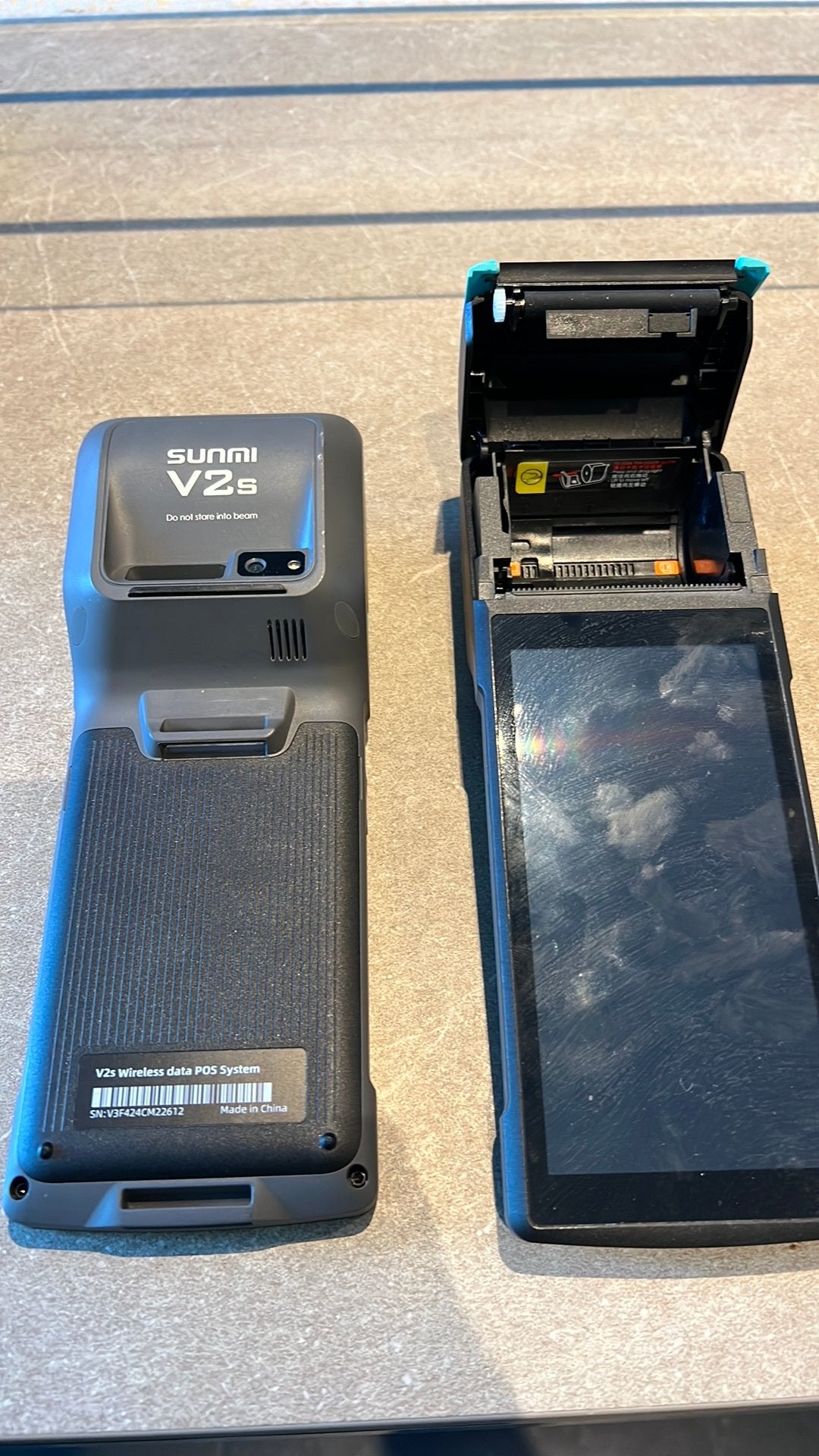 Draagbaar tabel + printer, Zakelijke goederen, Ophalen
